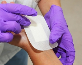 Short-term skin material